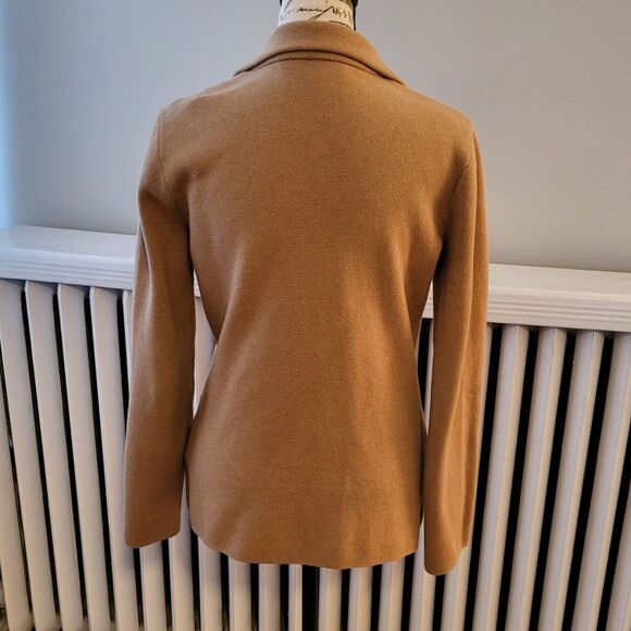J.Crew Schoolboy Sweater Blazer, Hthr Acorn, Warm & Comfy + Professional! Sz XS - Picture 4 of 12